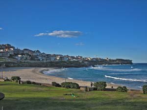 Bronte Beach�i�u�����e�E�r�[�`�j�̓쑤����B�e