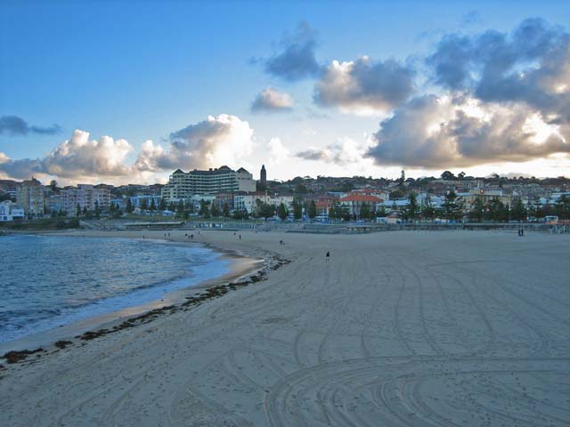 Coogee Beach�i�N�[�W�[�E�r�[�`�j�̖k������B�e